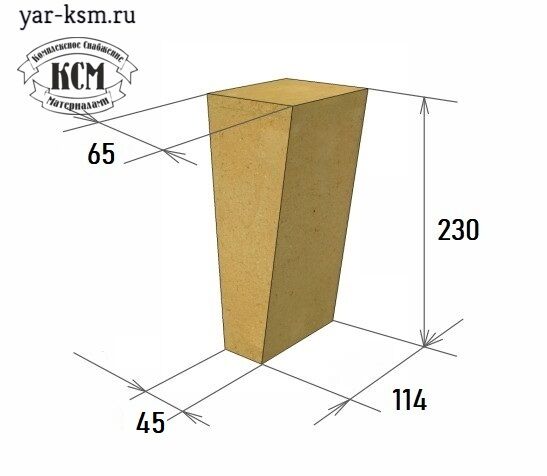 Кирпич ша 45 характеристики