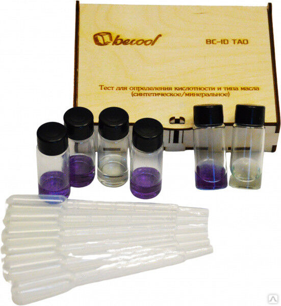 BC-ID TAO Тест для определения кислотности и типа масла Becool, цена в ...