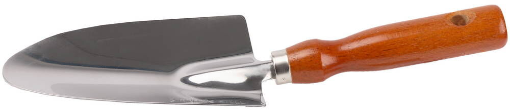 GRINDA 290 мм, широкий, нержавеющая сталь, деревянная ручка, посадочный совок (8-421111) 8-421111_z01