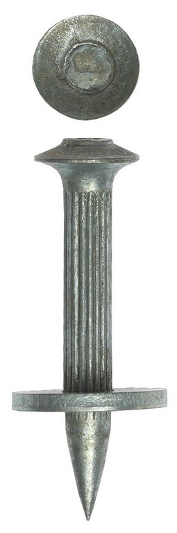 Дюбель гвоздевой оцинкованный с насаженной шайбой 30 х 3.7 мм 15 шт ЗУБР 3063-37-30