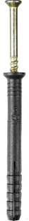 STAYER 6 x 60 мм, потайный бортик, дюбель-гвоздь полипропиленовый, 1500 шт (30640-06-060) #1