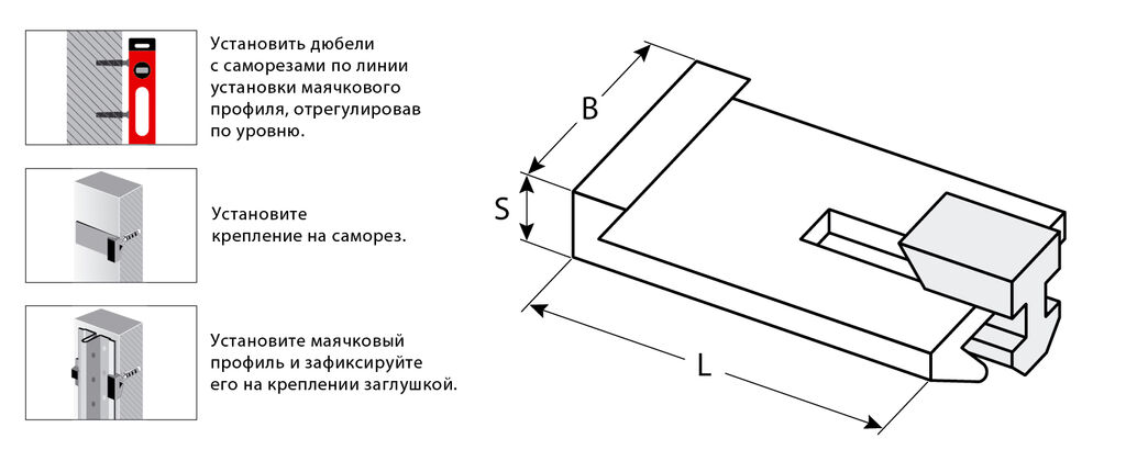 Набор 25 шт ЗАМШ-П в комплекте с дюбелем и саморезом ЗУБР 3095-25-H 2