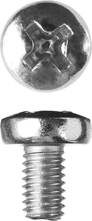 ЗУБР DIN 7985, кл. пр. 4.8, M6 х 10 мм, цинк, 5 кг, винт с полусферической головкой (303150-06-010) Зубр
