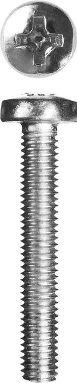 ЗУБР DIN 7985, кл. пр. 4.8, M4 х 16 мм, цинк, 16 шт, винт с полусферической головкой (303156-04-016) Зубр