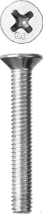 ЗУБР DIN 965, кл. пр. 5.8, M6 х 60 мм, цинк, 4 шт, винт с потайной головкой (4-303116-06-060) Зубр 