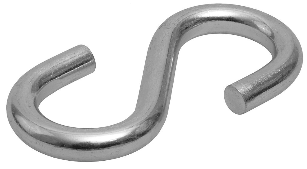 Крюк S-образный, 6 мм, 65 шт, оцинкованный, ЗУБР
