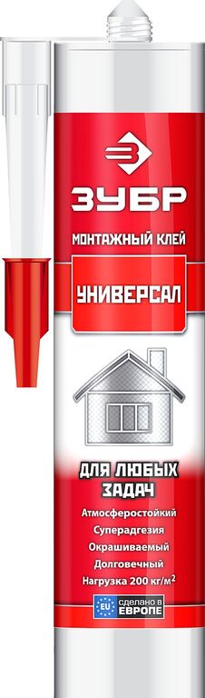 Жидкие гвозди Клей монтажный "универсальный" многоцелевой 300 гр. ЗУБР