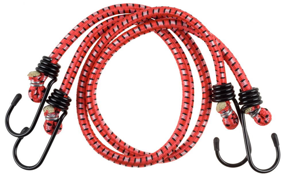 Крепежный шнур STAYER 60 см, d 7 мм, резиновый, со стальными крюками, 2 шт (40505-060)