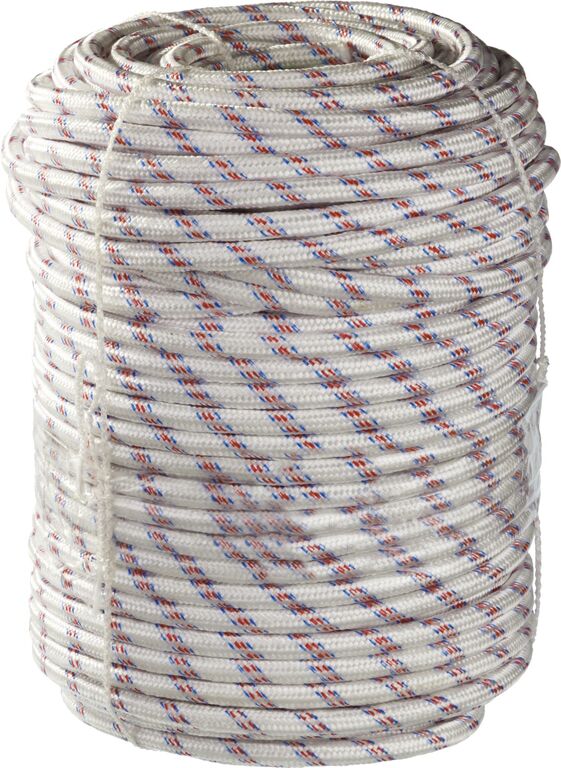 Полипропиленовый фал СИБИН d 12 мм, 24-прядный, 100 м, плетеный, с сердечником (50215-12)