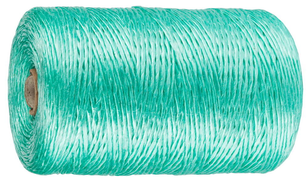 Шпагат ЗУБР многоцелевой полипропиленовый зеленый 1,8 мм 500 м 50 кгс 1,2 ктекс 50033-500