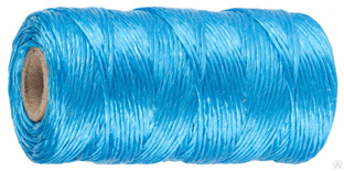 Шпагат STAYER многоцелевой полипропиленовый 1,5 мм синий 60 м 32 кгс 0,8 ктекс 50075-060 