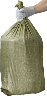 Строительные мусорные мешки STAYER 105х55см 80 л (40 кг) 10 шт плетёные хозяйственные зеленые HEAVY DUTY 39158-105 