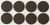 Накладки STAYER ″COMFORT″ на мебельные ножки самоклеящиеся фетровые коричневые круглые диаметр 28 мм 8 шт 40910-2 #1