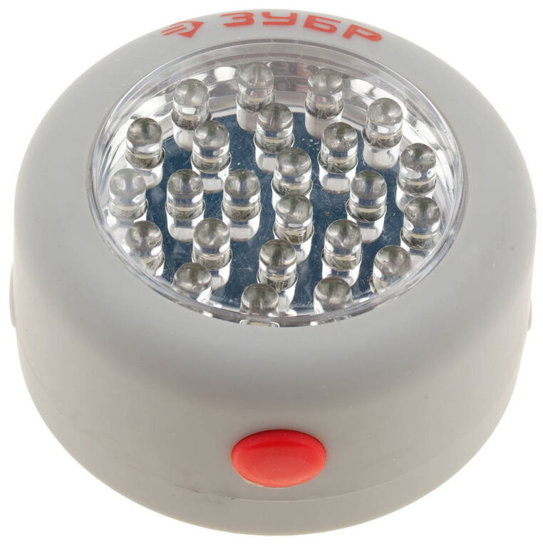 ЗУБР 28 LED, крючок для подвеса, магнит, светодиодный фонарь (61812) Зубр