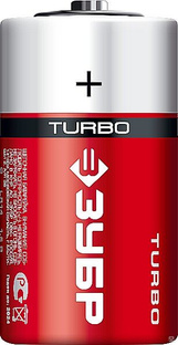 ЗУБР C 2 шт Щелочная батарейка Turbo (59215-2C) 59215-2C_z01 #1