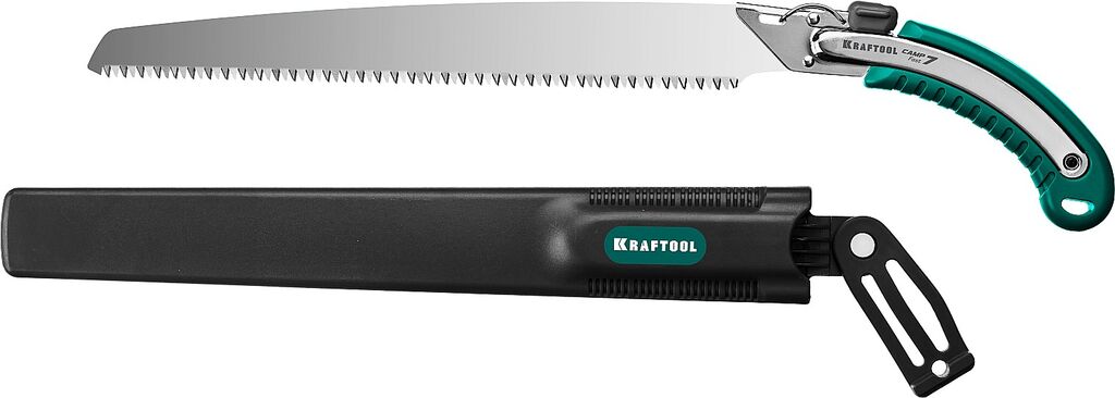 KRAFTOOL CAMP Fast 7 350 мм, Ножовка для быстрого реза сырой древесины (15216)