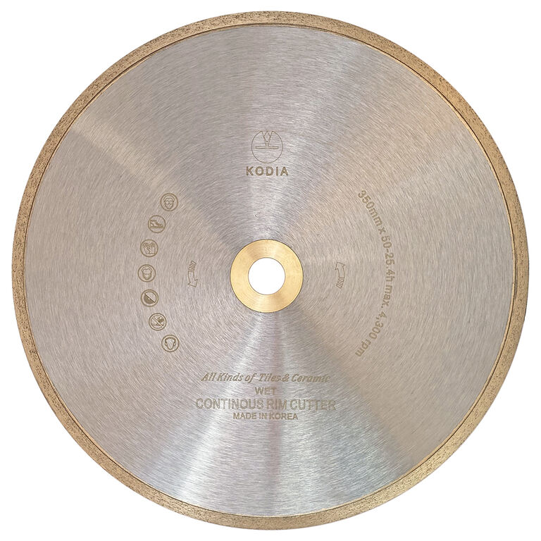 Алмазный отрезной диск CRC для керамогранита ?350 мм, KODIA