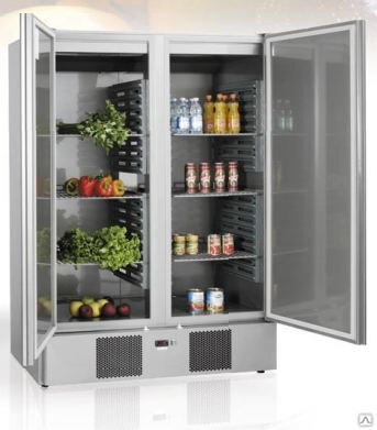 Шкаф холодильный ШХн-1,4-02 крашенный 1485х850х2050 t -18°С, нижн.агрегат