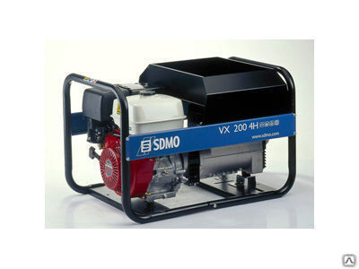 Бензогенератор с функцией сварки SDMO-VX200/4 HC КВТ