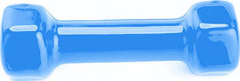 Гантель Bradex обрезиненная 1 кг, синяя SF 0160 обрезиненная 1 кг синяя SF 0160